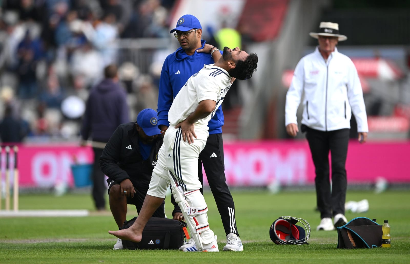 Rishabh Pant out